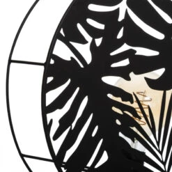 Applique Métal Noir Feuilles Olas Atmosphera 8 Applique Métal Noir Feuilles Olas Atmosphera -ATMOS Boutique applique metal noir feuilles olas atmosphera 3