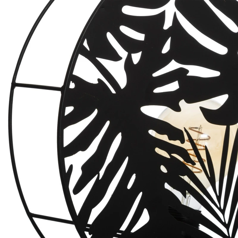 Applique Métal Noir Feuilles Olas Atmosphera 4 Applique Métal Noir Feuilles Olas Atmosphera – Image 4