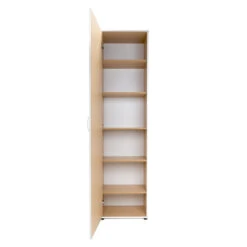 Armoire 1 Porte 6 Niveaux Blanc -ATMOS Boutique armoire 1 porte 6 niveaux andy blanc 2