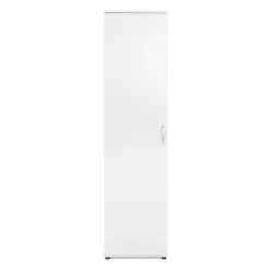 Armoire 1 Porte 6 Niveaux Blanc -ATMOS Boutique armoire 1 porte 6 niveaux andy blanc 3