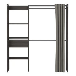 Demeyere Armoire/Placard Extensible SEATTLE Avec Rideau Chêne Vulcano -ATMOS Boutique armoire placard extensible seattle avec rideau chene vulcano 6