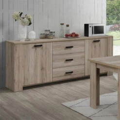 Bahut 3 Tiroirs 2 Portes Olivier -ATMOS Boutique bahut 3 tiroirs 2 portes olivier 4