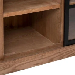 Buffet 1 Porte Vitrée 2 Tiroirs Danik Bois Atmosphera 11 Buffet 1 Porte Vitrée 2 Tiroirs Danik Bois Atmosphera -ATMOS Boutique buffet 1 porte vitree 2 tiroirs danik bois atmosphera 4