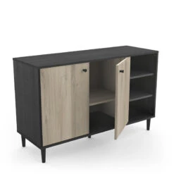 Demeyere Buffet 2 Portes 3 Niches Industriel Arty -ATMOS Boutique buffet 2 portes 3 niches industriel arty 3