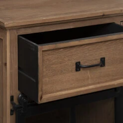 Buffet 2 Portes Coulissantes 4 Tiroirs Danik Atmosphera -ATMOS Boutique buffet 2 portes coulissantes 4 tiroirs danik atmosphera 6