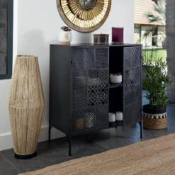 Buffet 2 Portes Métal Ajouré Teeco Atmosphera -ATMOS Boutique buffet 2 portes metal ajoure teeco atmosphera 2