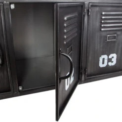 Buffet Bas Sevin Métal 4 Portes Atmosphera -ATMOS Boutique buffet bas sevin metal 4 portes atmosphera 4