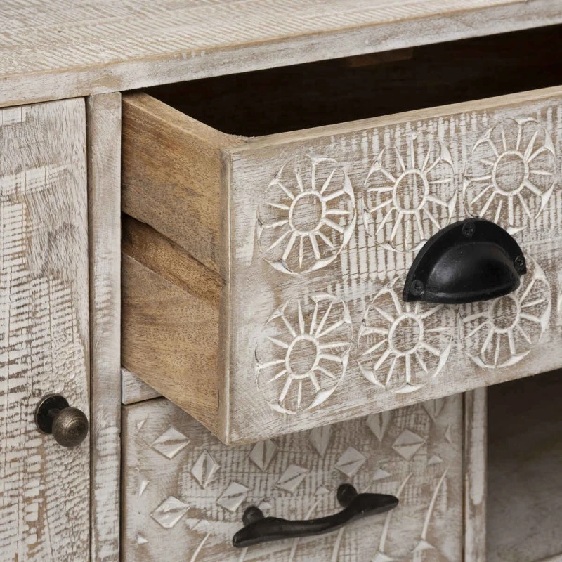 Buffet En Bois De Manguier Ajay Atmosphera 4 Buffet En Bois De Manguier Ajay Atmosphera – Image 4