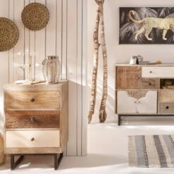 Buffet En Bois De Manguier Koval Nuances Unies Atmosphera -ATMOS Boutique buffet en bois manguier koval nuances unies atmosphera 2