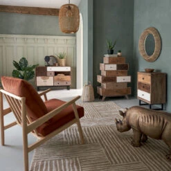 Buffet En Bois De Manguier Koval Nuances Unies Atmosphera -ATMOS Boutique buffet en bois manguier koval nuances unies atmosphera 7