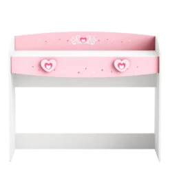 Demeyere Bureau 1 Tiroir Anastasia Rose Et Blanc -ATMOS Boutique bureau 1 tiroir mulan rose et blanc 2