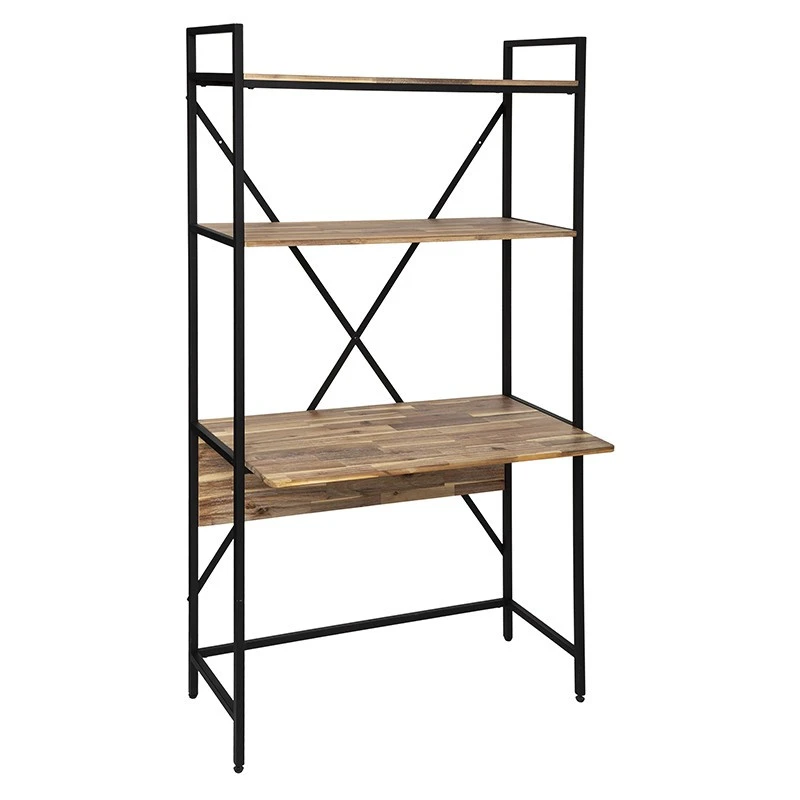 Bureau 2 étagères Edena Bois Et Métal Atmosphera 1 Bureau 2 étagères Edena Bois Et Métal Atmosphera