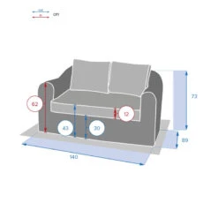 Canapé 2 Places Moorea Savana Hespéride -ATMOS Boutique canape 2 places moorea savana hesperide 2
