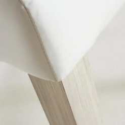 Demeyere Chaise Dossier Haut Blanc PU Guevara -ATMOS Boutique chaise ernesto blanc 1 3