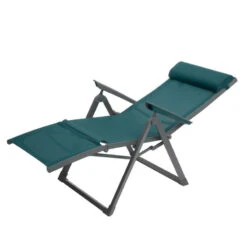 Chaise Longue Decima Hespéride Bleu Canard/graphite -ATMOS Boutique chaise longue decima hesperide bleu canard 1 3
