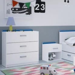 Demeyere Chevet 1 Tiroir Reverso Rose Ou Bleu -ATMOS Boutique chevet 1 tiroir reverso rose ou bleu 3