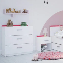 Demeyere Chevet 1 Tiroir Reverso Rose Ou Bleu -ATMOS Boutique chevet 1 tiroir reverso rose ou bleu 4