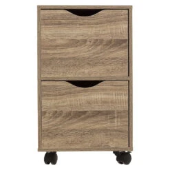 Chiffonnier 2 Tiroirs Sur Roulettes 5Five -ATMOS Boutique chiffonnier 2 tiroirs sur roulettes 5five 2