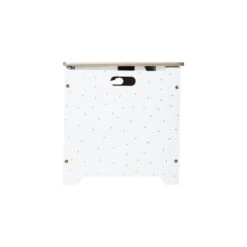 Coffre à Jouets 58 Cm Blanc Et Doré Atmosphera 9 Coffre à Jouets 58 Cm Blanc Et Doré Atmosphera -ATMOS Boutique coffre a jouets dore 4