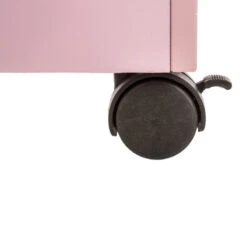 Coffre à Roulettes Pour Enfant Coloris Rose Atmosphera -ATMOS Boutique coffre a roulettes pour enfant coloris rose 2