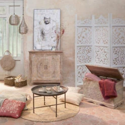 Coffre Chambre Shirel En Bois Blanchi Atmosphera -ATMOS Boutique coffre chambre shirel en bois blanchi atmosphera 3