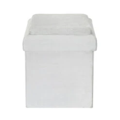 Coffre Pouf Pliable Gris Compatible Briques -ATMOS Boutique coffre pouf pliable gris compatible briques 7