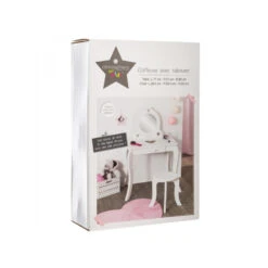 Coiffeuse Avec Tabouret Enfant Blanc Atmosphera 12 Coiffeuse Avec Tabouret Enfant Blanc Atmosphera -ATMOS Boutique coiffeuse avec tabouret pour enfant blanche 5