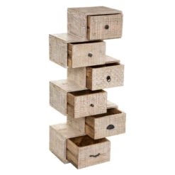 Commode Ajay 6 Tiroirs Bois Massif Atmosphera -ATMOS Boutique commode ajay 6 tiroirs bois massif atmosphera 2