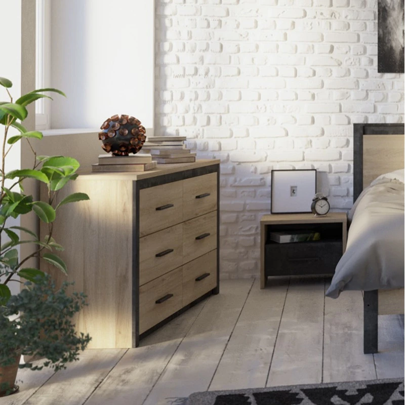 Demeyere Commode Kansas 6 Tiroirs 2 Demeyere Commode Kansas 6 Tiroirs – Image 2