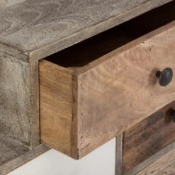 Commode Koval Uni 8 Tiroirs Bois Massif Atmosphera -ATMOS Boutique commode koval uni 8 tiroirs bois massif atmosphera 2