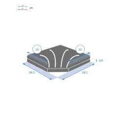 Dalle 15kg Pour Pied De Parasol En Croix Hespéride Noir -ATMOS Boutique dalle 15kg pour pied de parasol en croix hesperide noir 3