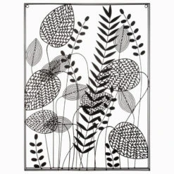Déco Murale Métal Feuilles Atmosphera