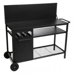 Desserte De Plancha Extérieure Noire Neka