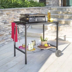 ATMOS Boutique -ATMOS Boutique desserte exterieure pour plancha noir neka 1