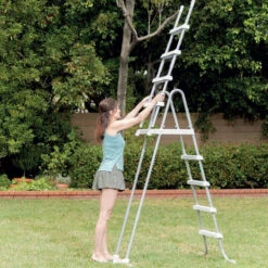 Echelle De Sécurité 1,32 M Avec Plateforme Intex -ATMOS Boutique echelle de securite 132 m avec plateforme intex 2