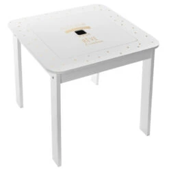 Ensemble Table + 2 Tabourets Enfant Blanc Doré Dream Atmosphera 9 Ensemble Table + 2 Tabourets Enfant Blanc Doré Dream Atmosphera -ATMOS Boutique ensemble table 2 tabourets enfant blanc dore dream atmosphera 2