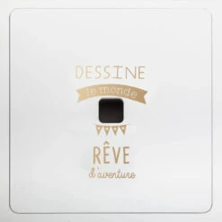 Ensemble Table + 2 Tabourets Enfant Blanc Doré Dream Atmosphera 11 Ensemble Table + 2 Tabourets Enfant Blanc Doré Dream Atmosphera -ATMOS Boutique ensemble table 2 tabourets enfant blanc dore dream atmosphera 4