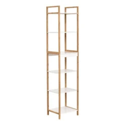 Etagère 6 Niveaux H180 Cm Bambou Nuovo