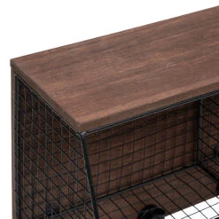 Etagère Murale Métal Et Bois Darrel Atmosphera -ATMOS Boutique etagere murale metal et bois darrel atmosphera 1