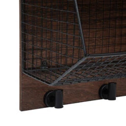 Etagère Murale Métal Et Bois Darrel Atmosphera -ATMOS Boutique etagere murale metal et bois darrel atmosphera 2