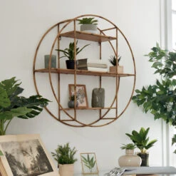 Etagère Murale Ronde D77 Asco Atmosphera -ATMOS Boutique etagere murale ronde d79 asco atmosphera 2