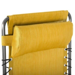Fauteuil Détente D'extérieur Hespéride Silos Jaune Moutarde -ATMOS Boutique fauteuil detente d exterieur hesperide silos jaune moutarde 1 4