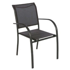 Fauteuil Empilable Piazza Hespéride Anthracite/graphite