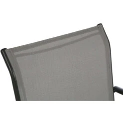 Fauteuil Empilable Piazza Hespéride Galet/graphite -ATMOS Boutique fauteuil empilable piazza hesperide galet graphite 3