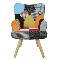 Fauteuil Enfant H67 Cm Patchwork Helsinki -ATMOS Boutique fauteuil enfant h67 cm patchwork helsinki 5