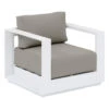 Fauteuil Extérieur 1 Place Allure Blanc Hespéride