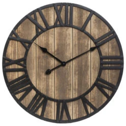 Horloge En Bois Vintage D60 Atmosphera