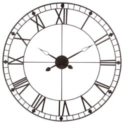 Horloge Murale Géante D88 Marron Atmosphera