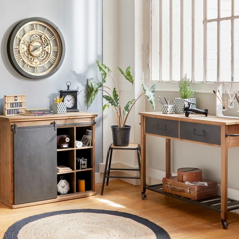 Horloge Style Mécanique 60 Cm Atmosphera 4 Horloge Style Mécanique 60 Cm Atmosphera – Image 4