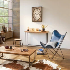 Housse Marron Côtelé Dario En Cuir Atmosphera -ATMOS Boutique housse marron cotele dario en cuir atmosphera 3